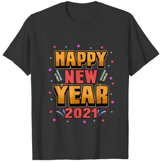 Funny New Year 2021 Fireworks Rockets Gift T-shirt