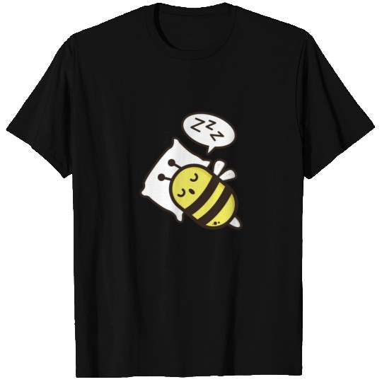 Cute a Bee Sleeping T Shirts