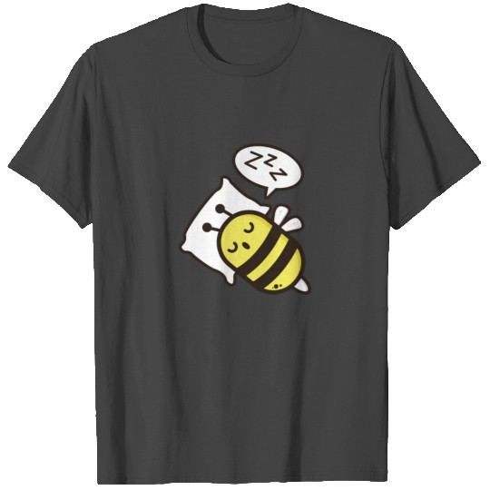 Cute a Bee Sleeping T Shirts