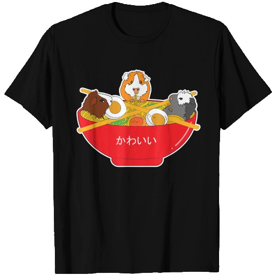 Guinea Pig Cavy Ramen T Shirts