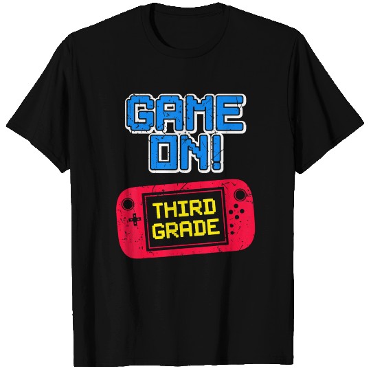 Third Grade Game On Video Game Back to School T Shirts