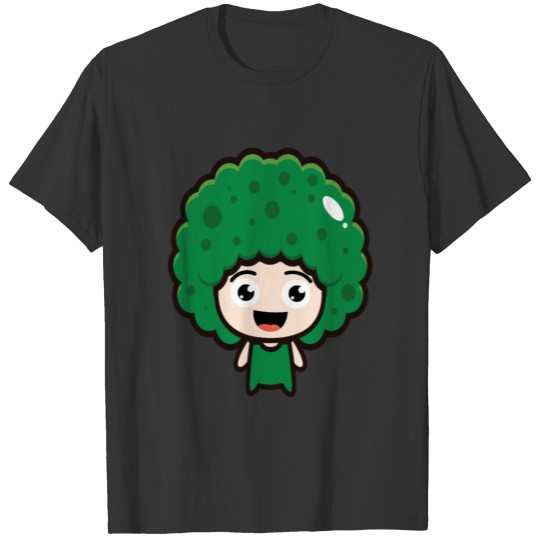 Broccoli Face Broccoli Men Vegan Gift T Shirts