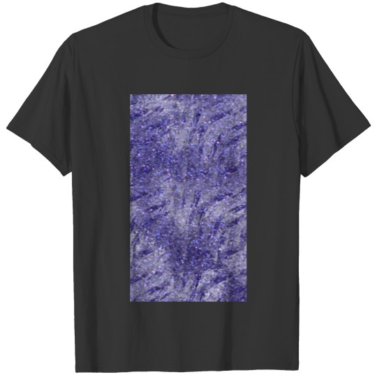 Purple Lilac Rose Dots Abstract Brush Art Pattern T Shirts