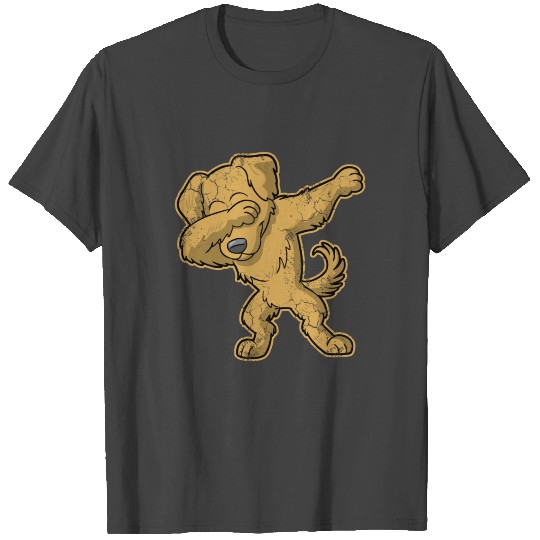 Dabbing Golden Retriever Dog Dab T Shirts T Shirts