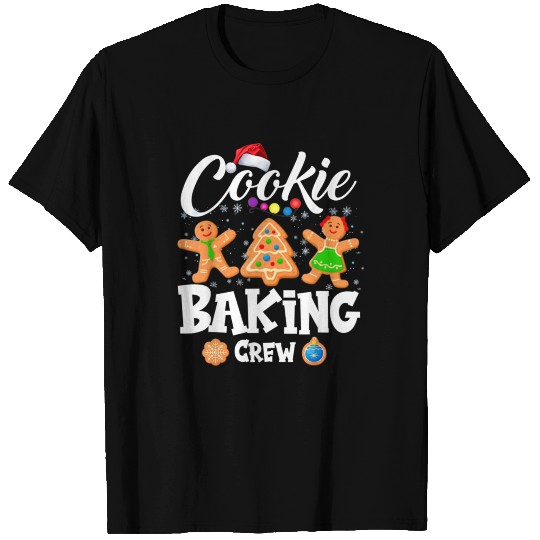 Cookie Baking Crew Christmas Santa Family T Shirts