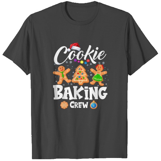 Cookie Baking Crew Christmas Santa Family T Shirts