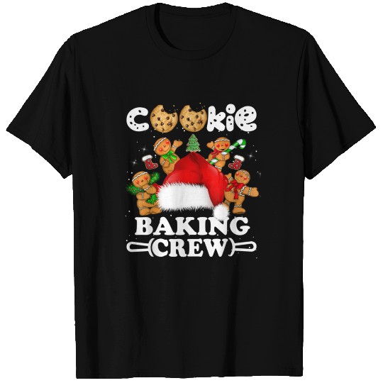 Cookie Baking Crew Christmas Santa Family T Shirts