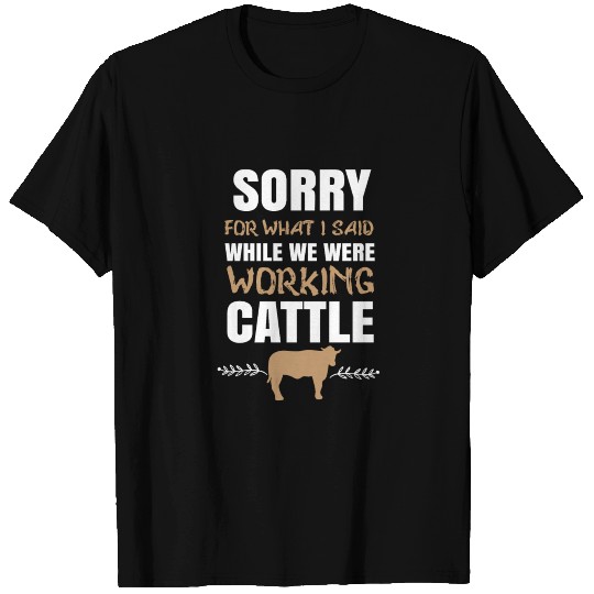 Farmer Farmer Cattle T Shirts