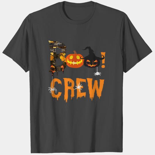 Boo Crew Funny Nurse Ghost Halloween Unisex Gift T Shirts