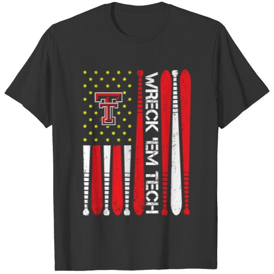 WRECK EM TECH American Flag T-shirt