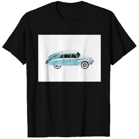 Turquoise Hot Rod T Shirts