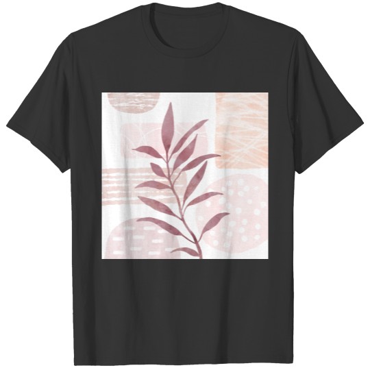 Abstract Calming Watercolor Shapes T Shirts