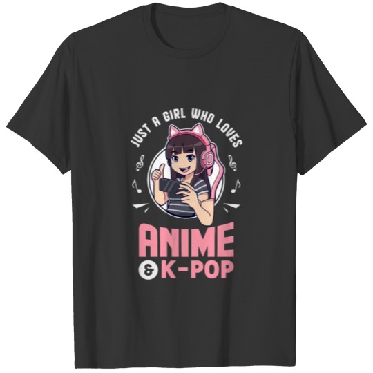 KPop Anime Design for a KPop and Anime Fan T Shirts