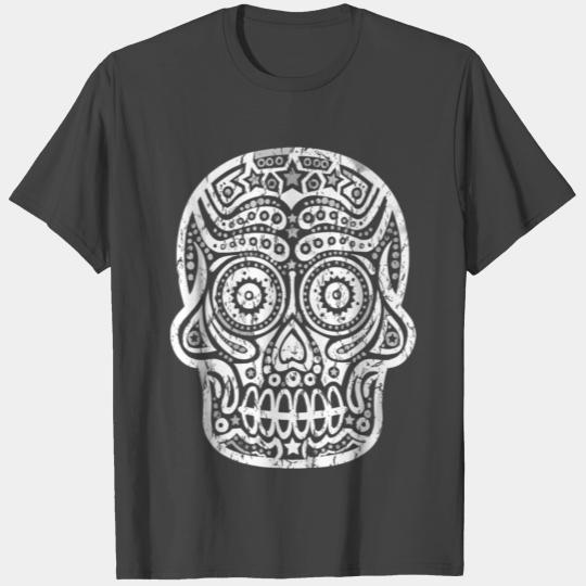 Day Of The Dead Mexican Sugar Skull Halloween Dia T Shirts