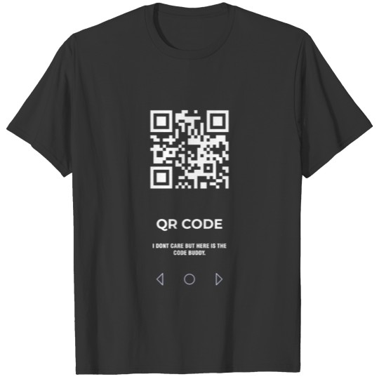 QR Code T-shirt