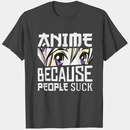 Anime Waifu hen Otaku Weeb Sempai Manga FCK T Shirts