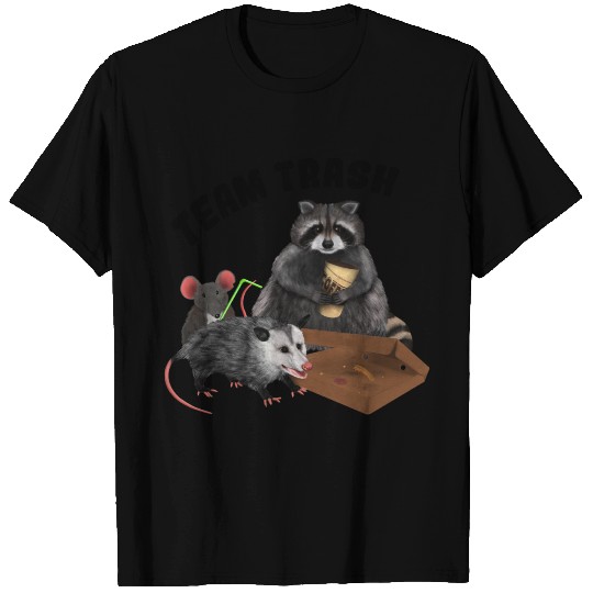 Racoon Opossum Mouse - Team Trash T Shirts