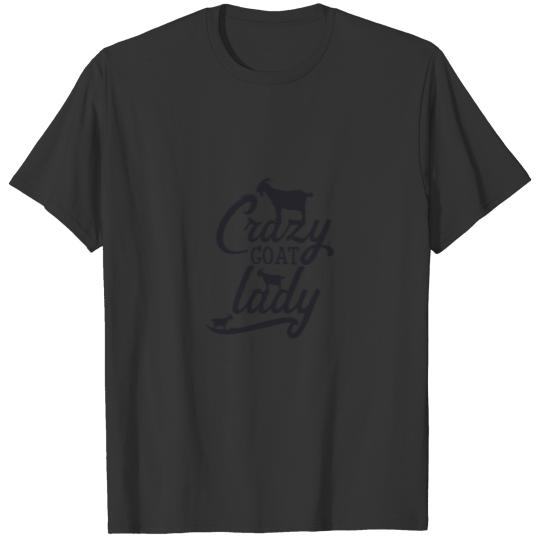 Crazy goat lady T-shirt