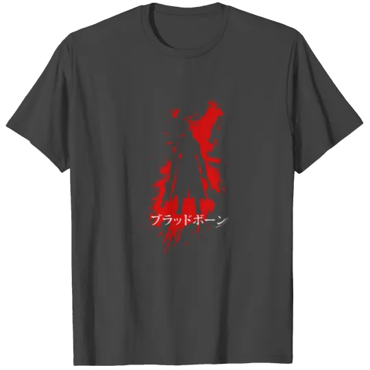 Bloodborne Splatter Kanji T Shirts