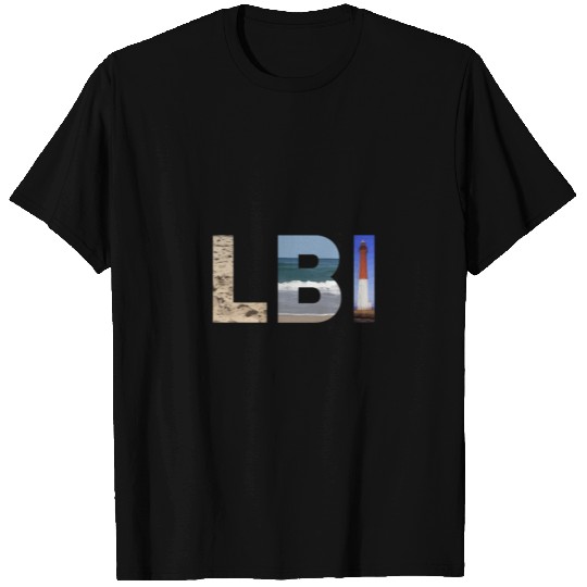 Lbi Long Beach Island Nj Photo Beach Ocean Lightho T Shirts