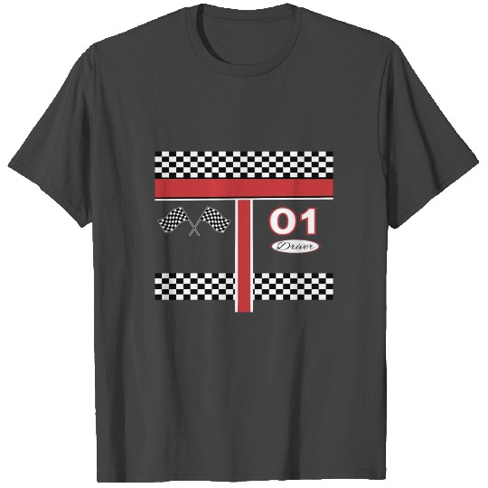Race Car Driver Costume T Shirts For Halloween Gift T