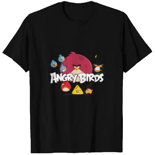 Angry Birds Group Shot Gift T Shirts