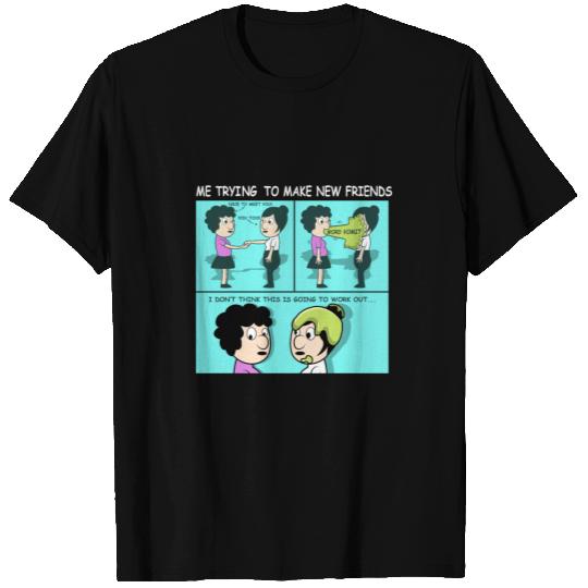 New Friends Vomit Friendly Person Gift T Shirts