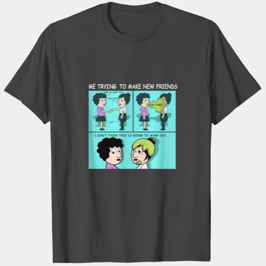 New Friends Vomit Friendly Person Gift T Shirts