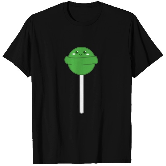 Cute Green Lollipop T Shirts