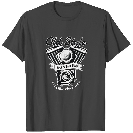 motorbike 60th birthday T Shirts