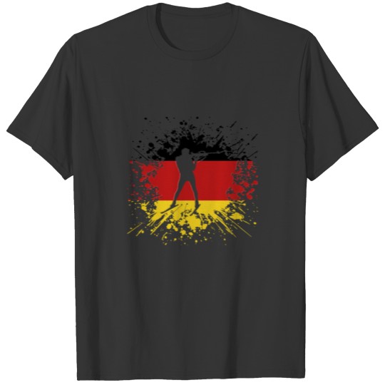 Biathlon Gift for Winter Sports Fans Germany T-shirt