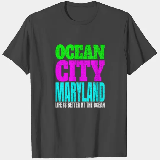 Ocean City Maryland T Shirts Md Ocean Vacation Gift O