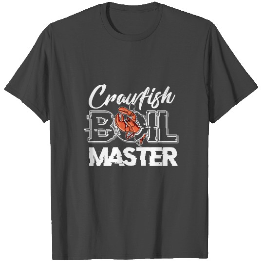 Crawfish Boil Master Cajun Seafood Festival Retro T Shirts