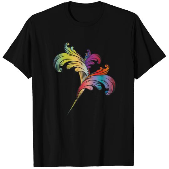 beautiful colorful shimmering baroque ornament T Shirts