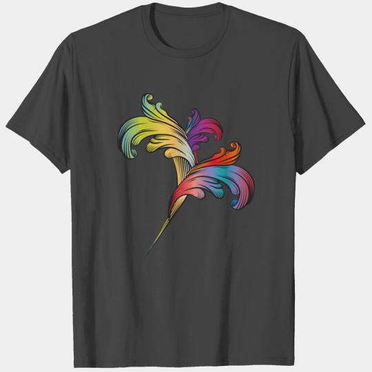 beautiful colorful shimmering baroque ornament T Shirts