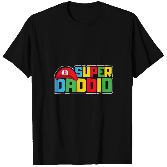 Super Daddio Funny Video Gamer Dad Birthday Father T Shirts