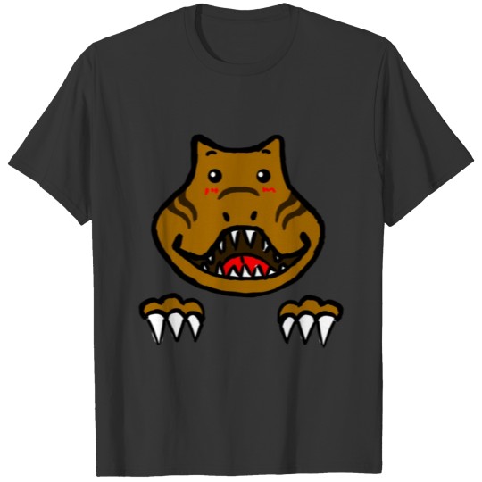 Brown dinosaur T Shirts