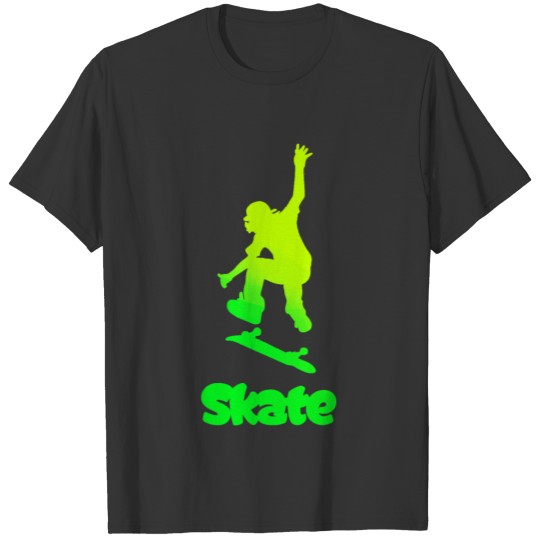 skate skateboarding skater T-shirt