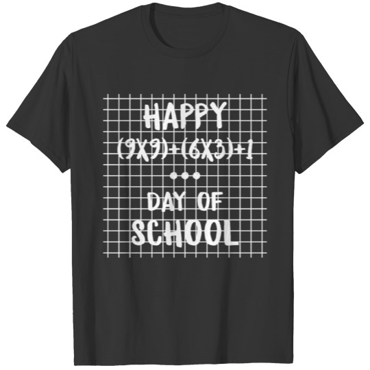 Math Formula Happy 100 Days Of School Shirt T-shirt