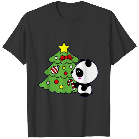 Panda Christmas T Shirts