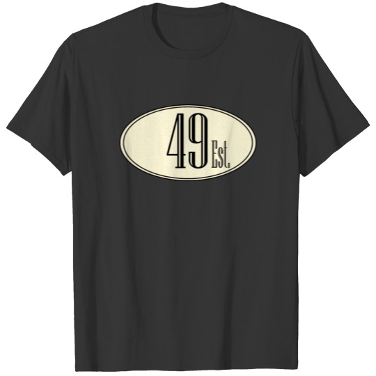 Retro 49 team number T-shirt