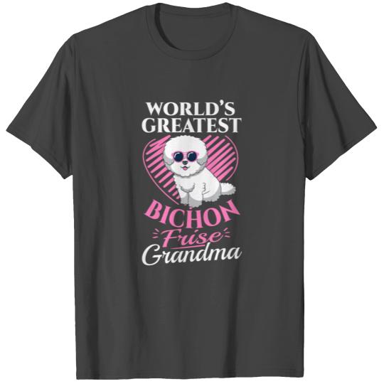 Worlds Greatest Bichon Frise Grandma T Shirts