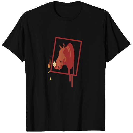 Sad Rhinoceros T Shirts