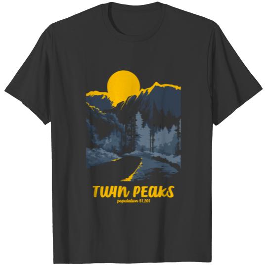 Twin Peaks Welcome To Twin Peaks Poster Gift Tee T-shirt