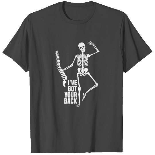 Funny Skeleton I've Got Your Back Scary Haloween C T Shirts