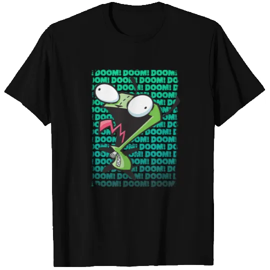 Nick 90s Invader Zim Gir Impending Dooom Song T Shirts