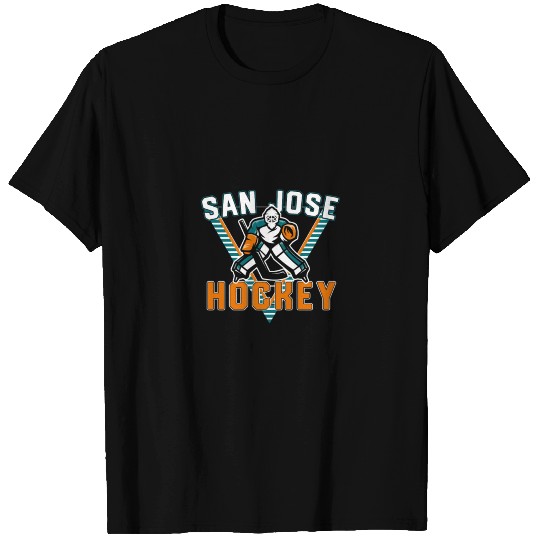 Old School San Jose Hockey Retro 90S Gift T Shirts