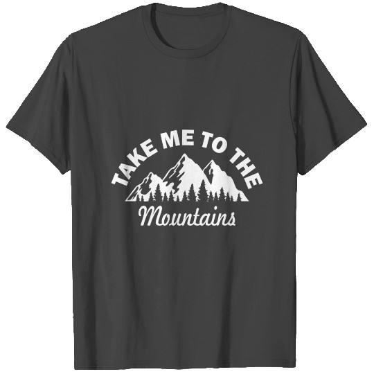 Mountain love mountains hiking forest gift T Shirts