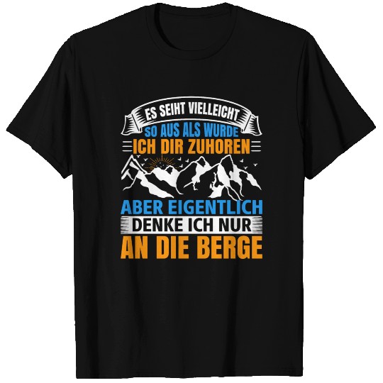 mountains mountaineering climbing hiking T Shirts