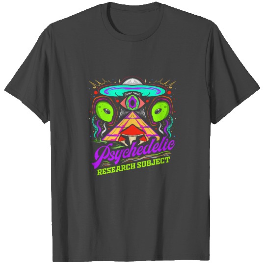 Illuminati Pyramid Alien - Psychedelic Research T Shirts
